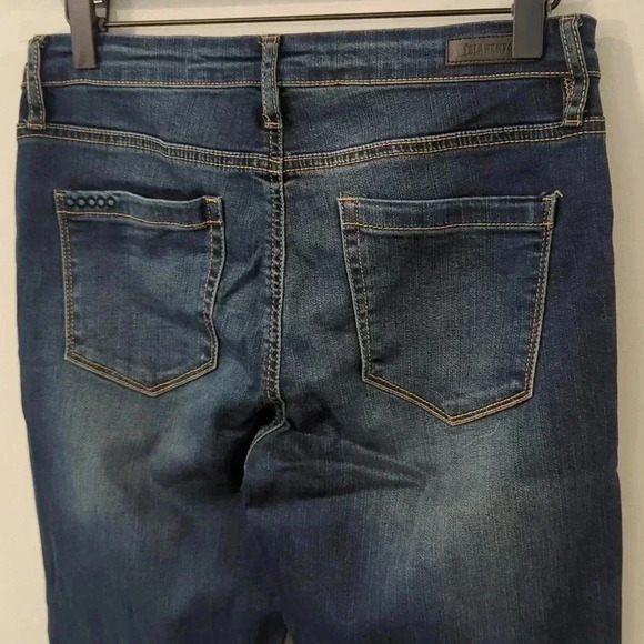BlankNYC Jeans The Bond Mid Rise Fringe Hem Skinny‎ Jean Size 27 - Picture 5 of 7